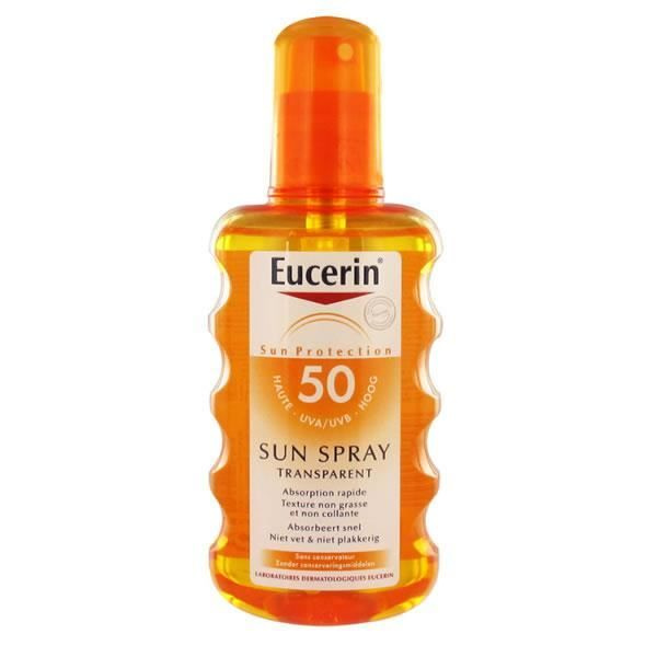 Aurinkosuihke – Eucerin – SPF50 – Läpinäkyvä – 200 ml
