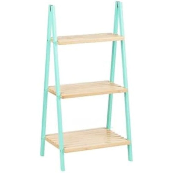 Berilo Natural Pine Bamboo Badeværelseshylde 40,3 x 81,5 x 30 cm mångfärgad