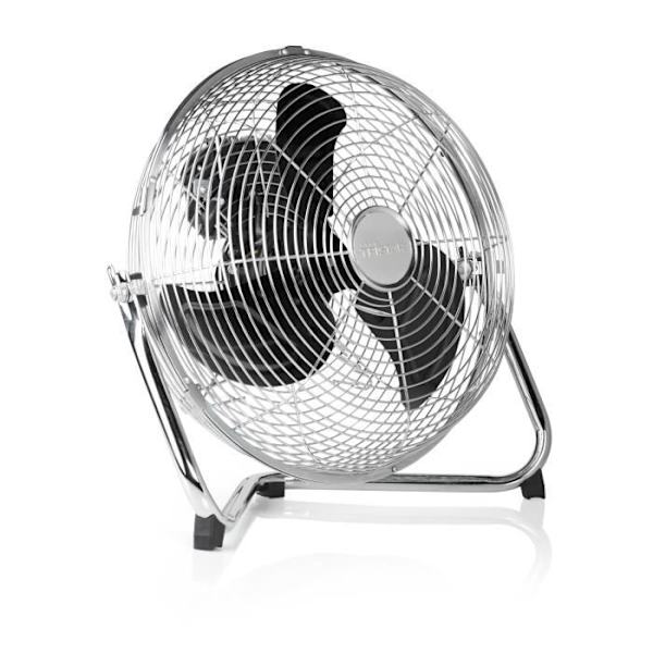 TRISTAR VE-5937 Metallituuletin Ø35 cm - 70 wattia - 3 nopeutta - Kallistava - Harmaa Grå krom