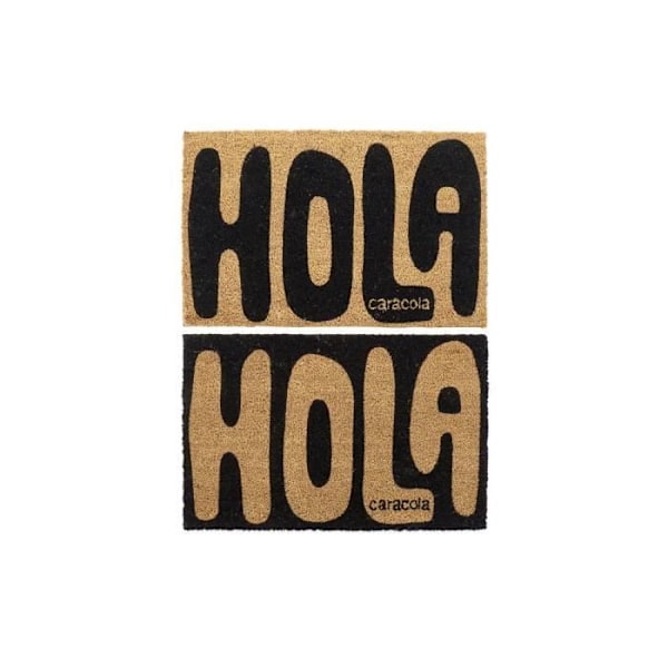 Paillasson DKD Home Decor Hola Caracola PVC Kuitu (2 kpl) (60 x 40 x 1.5 cm)