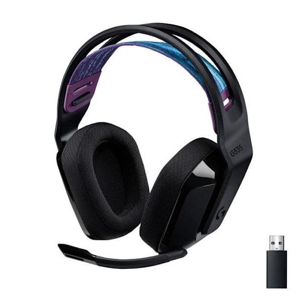 Gaming headset - Trådløst - Logitech G - G535 Lightspeed - Sort