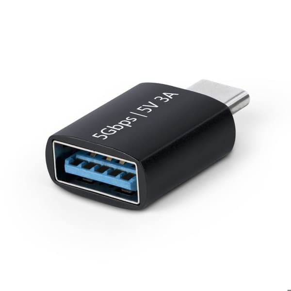 USB-C:sta USB-A:han - STARTECH.COM - Kompaktimalli - 5Gbps - Alumiini - Lataus 15W