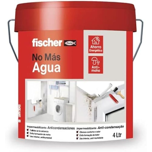 Antikondensfärg - FISCHER - 4 l - Vit