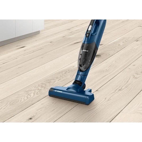 Sladdlös stickdammsugare - BOSCH BBHF216 - 16 V max. - Litiumbatteri - 36 min - Integrerad bordsdammsugare - Blå Blå