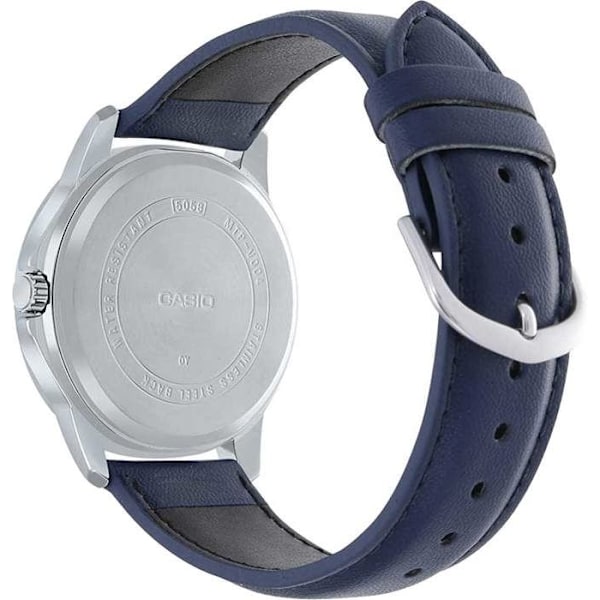 Ur - CASIO - ENTICER GENT - Læder - Kvarts - Vandmodstand 3 ATM