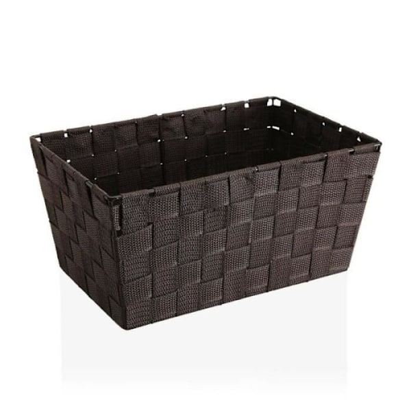 Korg - Textil - Stor - Brun - 20x15x30 cm - Rektangulär