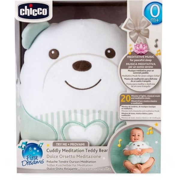 Blødt krammedyr bjørn - CHICCO - Grøn - Fra fødslen Grön