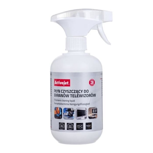 Activejet rengøringskit til LCD/LED/plasma computer, LCD/TFT/plasma rengøringsspray til udstyr