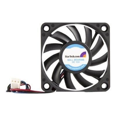 STARTECH kugleleje PC blæser - TX3 strømforsyning - 60 mm - 60 mm - 28 dB støj - plastik