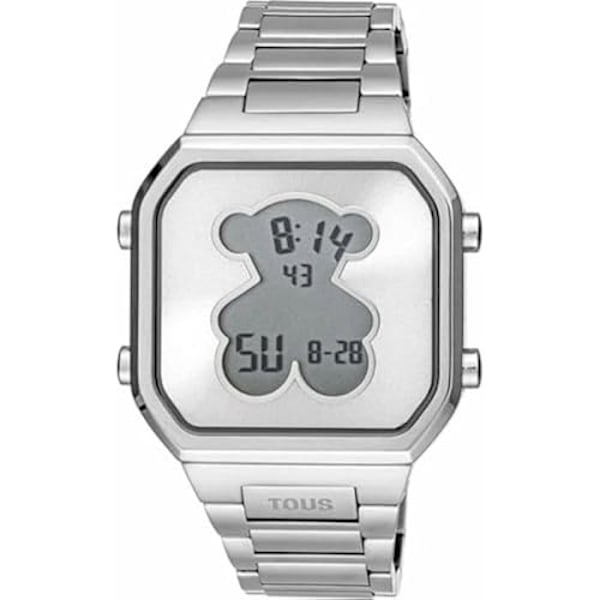 Montre TOUS D-Bear Nw SS til Kvinder - Stål - Sort - Kvarts - Digital