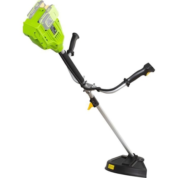 Gräsklippare utan sladd - FIELDMANN - 20V - Klippbredd 37 cm - Batteri och laddare ingår ej Grön och svart