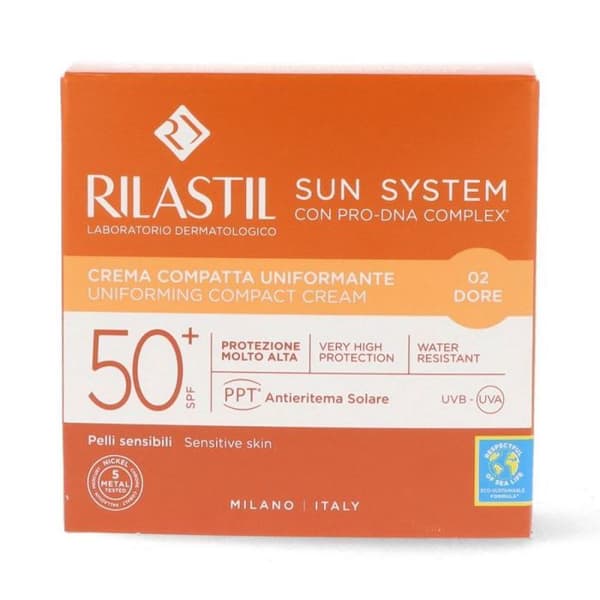 Fond de teint compact - Ril - Sun Sys Compa - F50 - Høj dækning - UV-beskyttelse