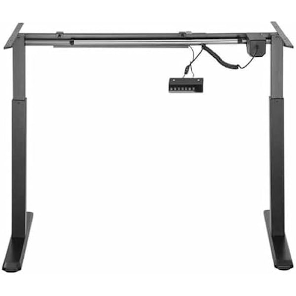 Motoriseret skrivebordsramme - AISENS - Justerbar højde med kontrolpanel - 80 kg - Sort Svart