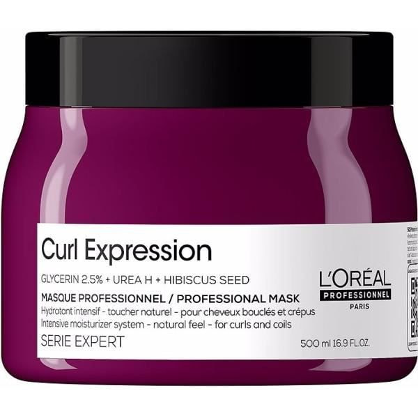 Hårmaske - L'oreal - Curl Expression - 500 Ml - Unisex - Violet