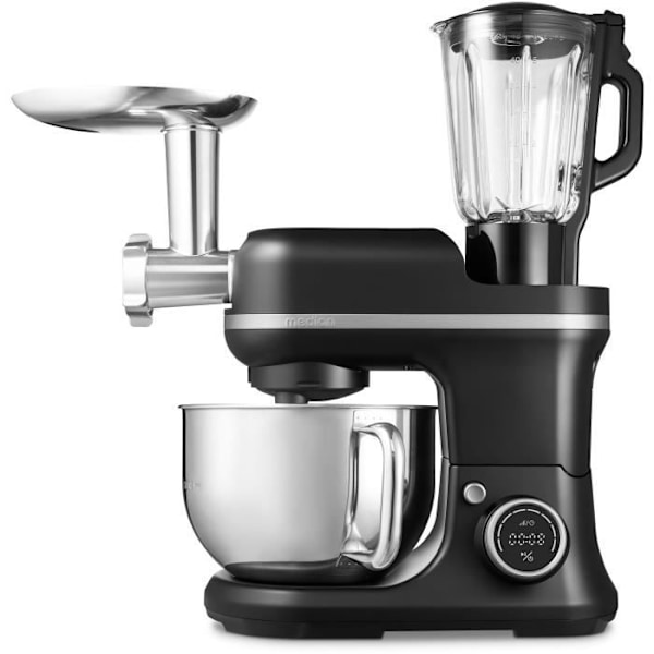 Robot leivontakone 3-in-1 - MEDION - MD18430 - 1200 W - 5 L - 8 nopeutta - Hakkerointitoiminto - Musta Svart