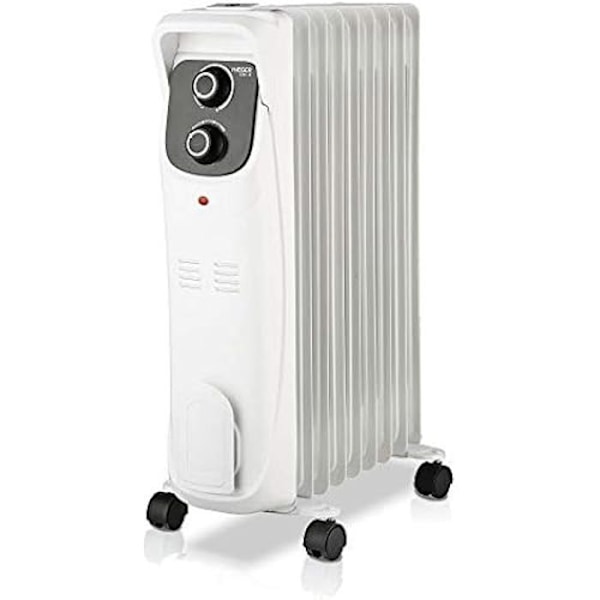 Oljekylare (9 moduler) Haeger Elan IX 2000 W Svart, Vit