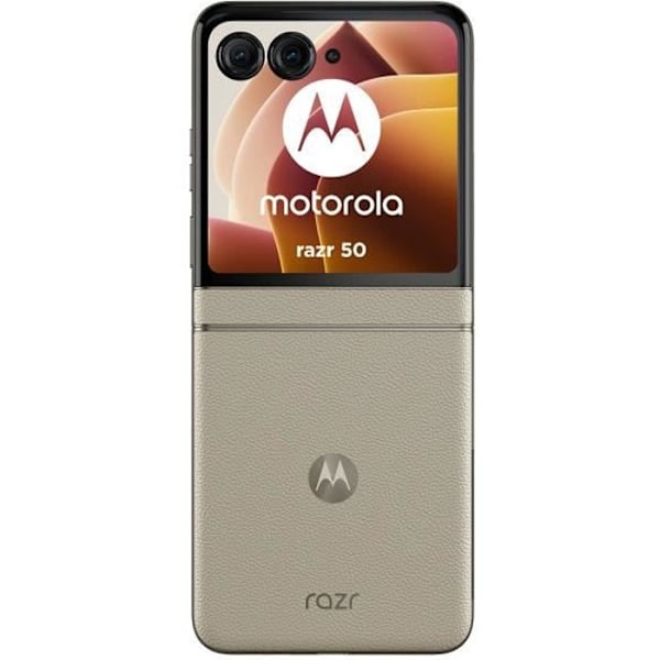 5G-LTE smartphone, Dual SIM, 6,9' 120 Hz pOLED inre skärm, 3,6' 90 Hz pOLED exteriör skärm, Dimensity 7300X Octo-Co-processor Slipa