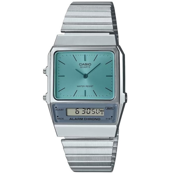 Ur - Casio - AQ-800EC-2AEF - Rustfrit stål - Vandtæthed 3 ATM - Vintage Grå
