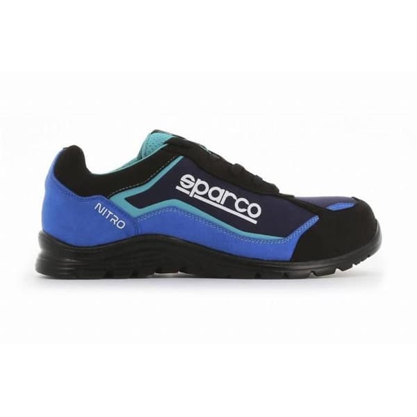 Sikkerhedssko - Sparco - NITRO S3 SRC - Ultra-let - Komposit tåbeskyttelse - Vandafvisende Blå 48