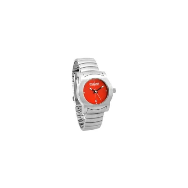 Dameur - 666 Barcelona - 666-246 - Kvarts - Stål - 32 mm - Rød Röd