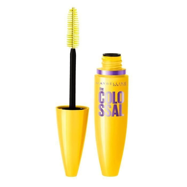 Ripsiväri - MAYBELLINE - 01 Le Colossal Noir - Musta - Levitys ripsille - Ei vedenkestävä sort