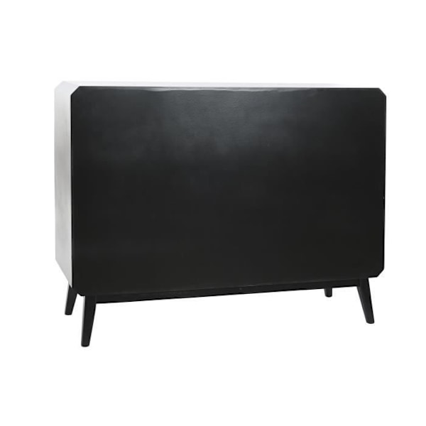 sort træskænk (120 x 40 x 90 cm)