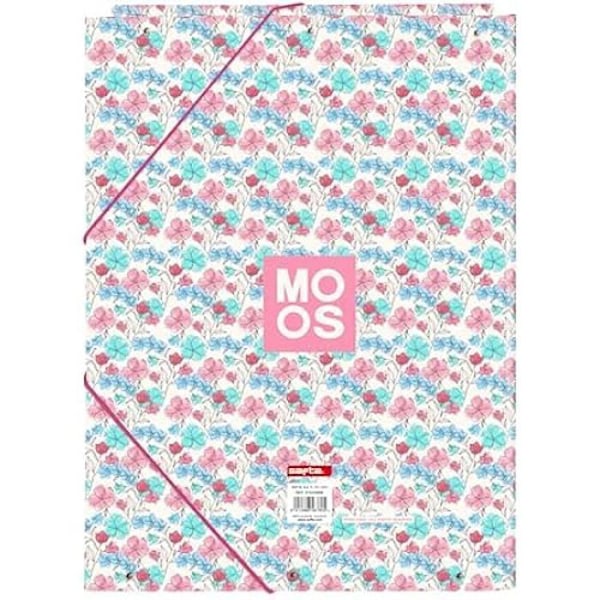 SAFTA lasten paita - MOOS FLORES - Folio 3 läpällä - Mukava ja monipuolinen