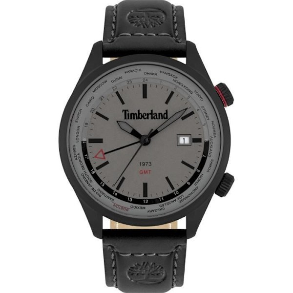 Klocka - Timberland - TBL15942JSB.13 - Läder - Svart - Kvarts - 5 ATM