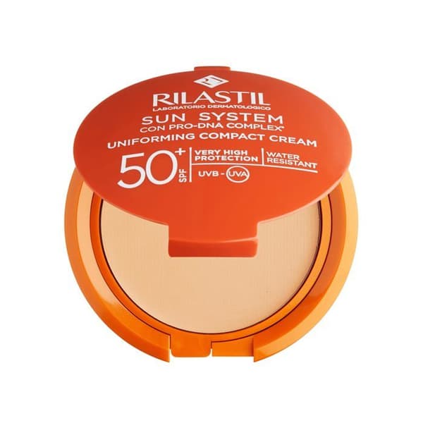 Compact foundation - Rilastil - Sun Sys Ppt 50+ - Beige - Høj dækning - SPF 50 Beige