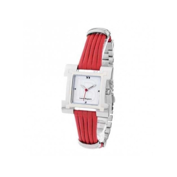 Damklocka - Laura Biagiotti - LB0039L-04 - Kvarts - Läder - Ø 31 mm Silver