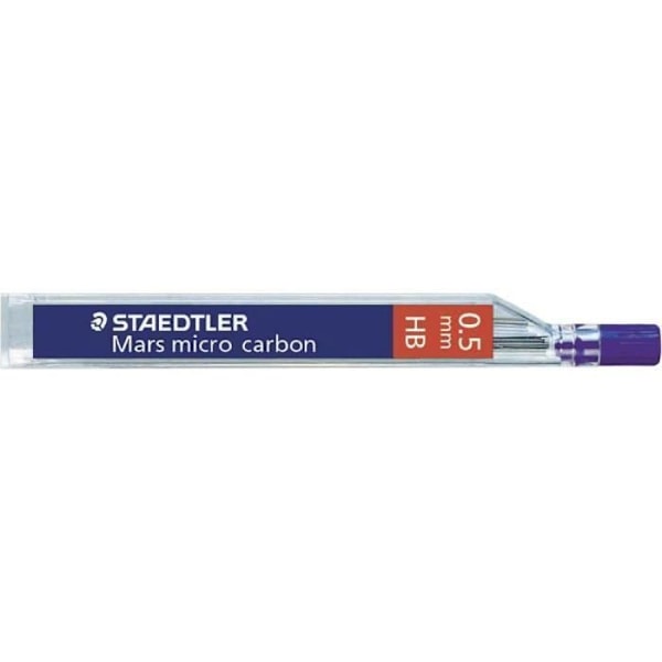 Mine - STAEDTLER - 0,5mm HB - Ohut - Musta - Paperille ja piirtopaperille
