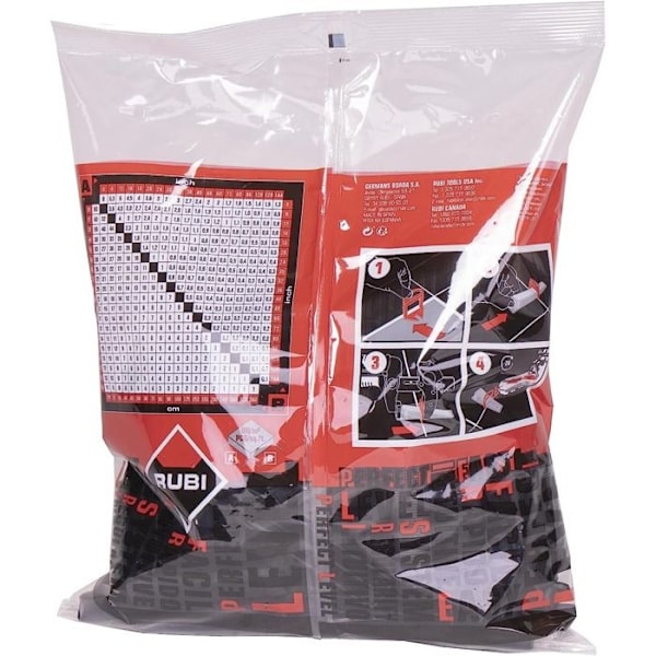 Delta Level System N Wedge - RUBI - B-100 - Svart färg - Återanvändbar - Snabbinstallation Svart