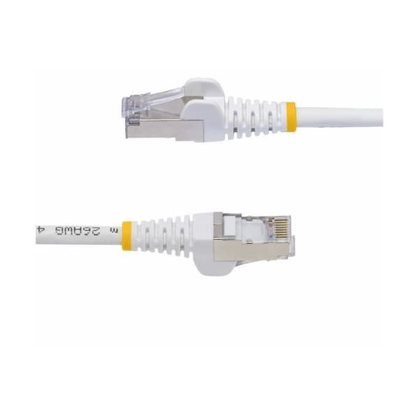 - StarTech.com - StarTech.com 15m Hvid CAT8 Ethernet Kabel, Snagless, S/FTP, 25G/40G - Forbindelseskabel - RJ-45 (M) til RJ