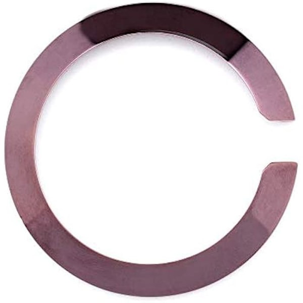 Glam Rock Korvauskello - 44mm malli - Purppura väri - Teräskotelo Lila