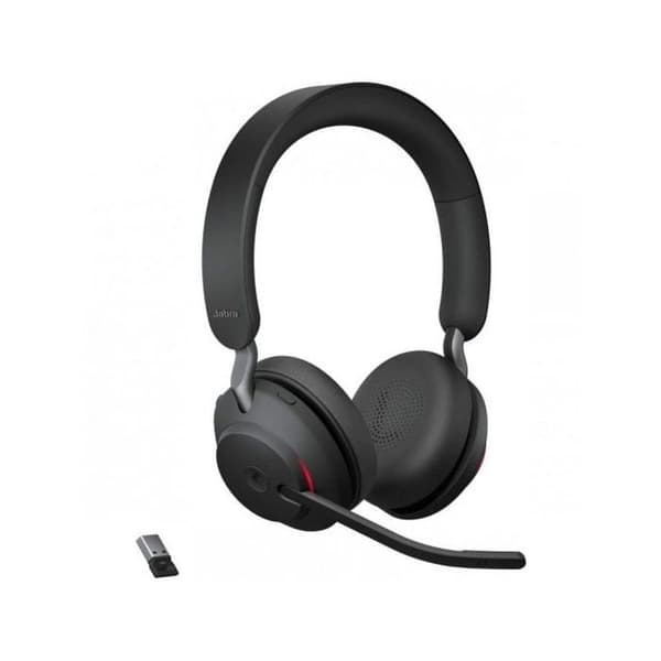 Jabra Evolve2 65 - USB-A MS Teams Stereo - Musta Sort