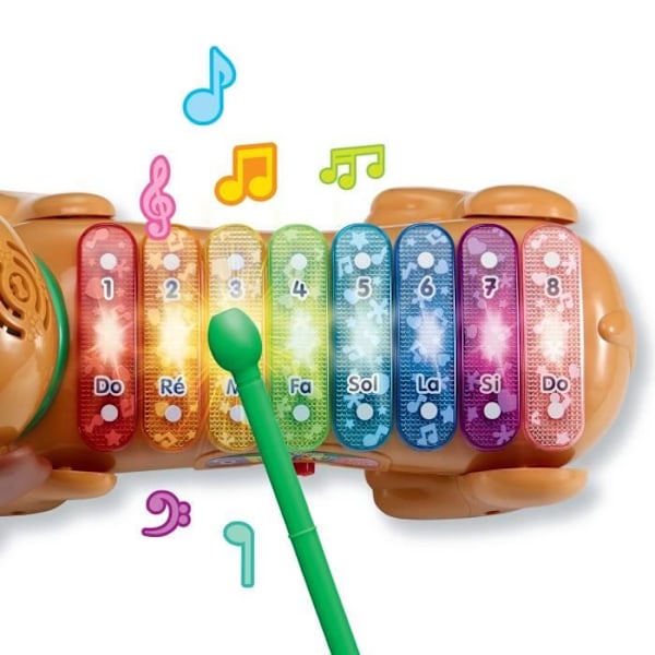 VTECH ELTON, MIN RULLANDE XYLOFON Flerfärgad