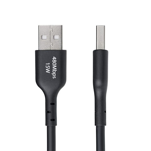 StarTech.com USB-A til USB-C Kabel 3m Hurtigopladning 3A USB 2.0 TPE Sort