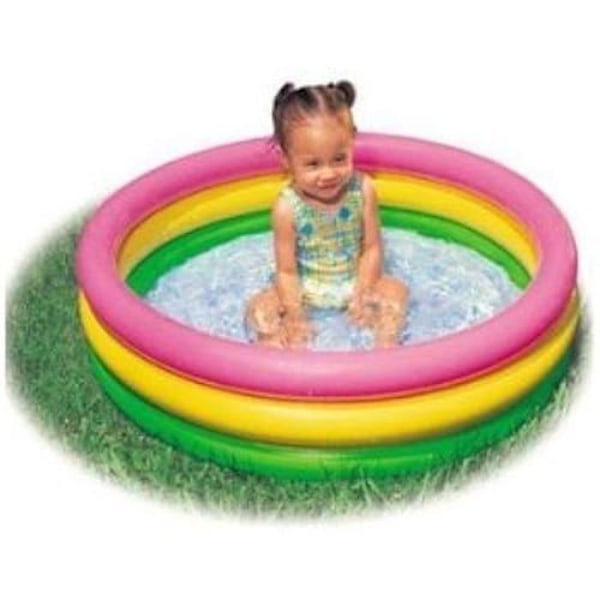Uppblåsbar pool för barn - Intex - Standard - Flerfärgad - 30 x 47,5 x 25,5 cm Flerfärgad