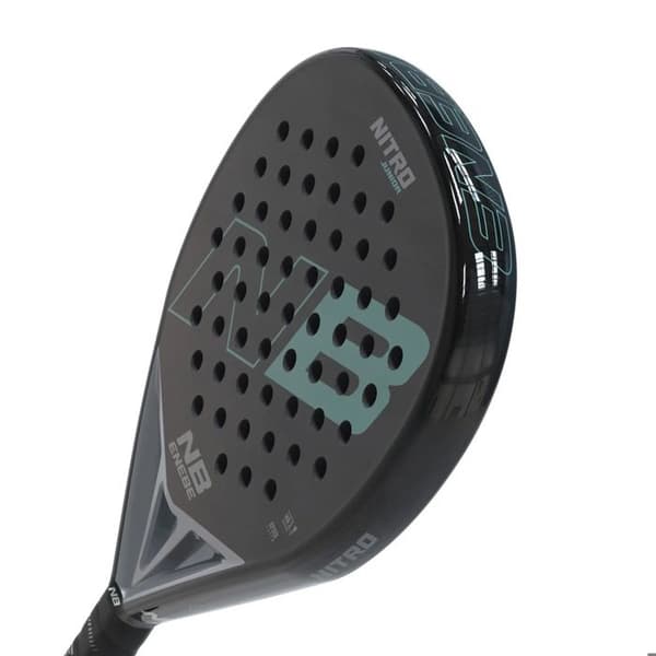 Enebe Nitro - Alsidig padelracket til børn, glasfiber & EVA HR2, grøn grön/kolfiber