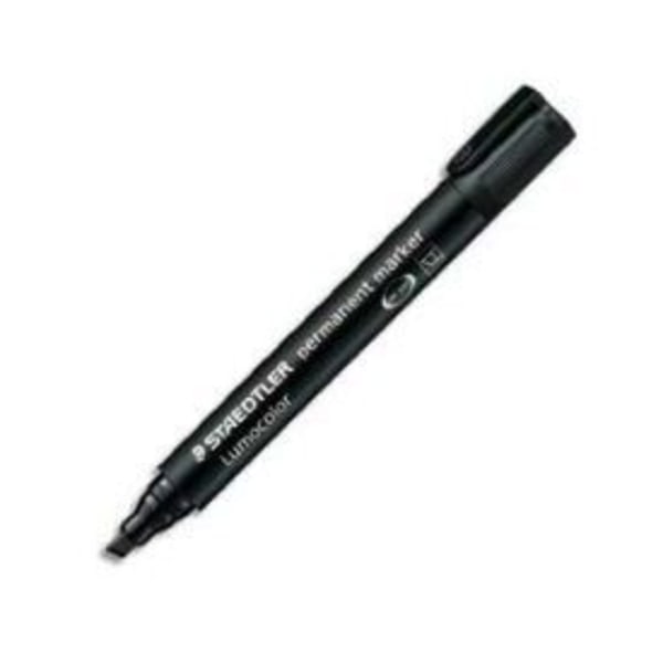 STAEDTLER 350 pysyvä tussi - Musta - Viistekärki - Pyyhimätön Svart