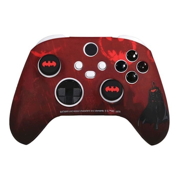 Fr-tec videospelstillbehörspaket DC CUSTOMKIT BATMAN skyddsfodral röd och svart