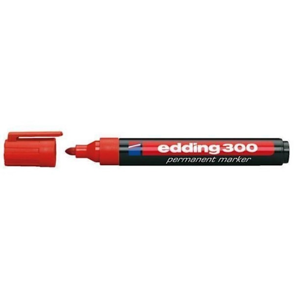 Edding OFC-ED300RD, rød, sort, rød, 1,5 mm, 3 mm