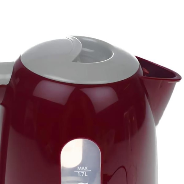 Sladdlös vattenkokare - MPM - MCZ-85/B2 - 1,7 liter - anti-kalkfilter - röd Röd