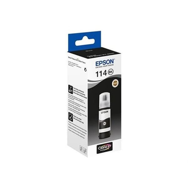Mustepullot - Epson - Ecotank 114 - Musta - 70ml - Mustetäyttö