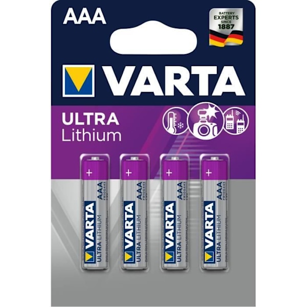 Ultra Lithium Micro Battery (AAA) - 2 kpl