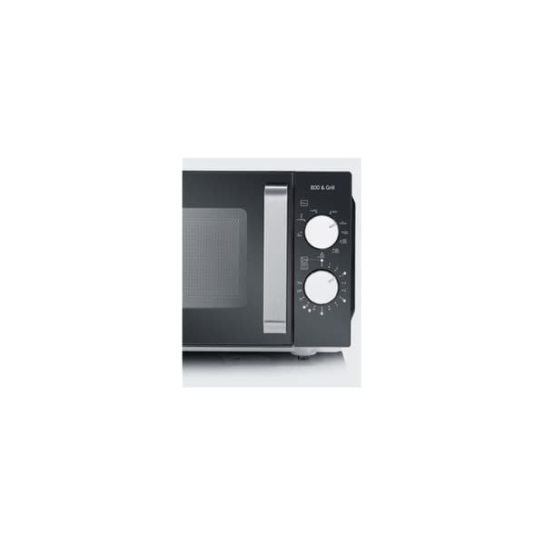 Severin MW 7762 Mikrobølgeovn sort, rustfrit stål 800 W grillfunktion