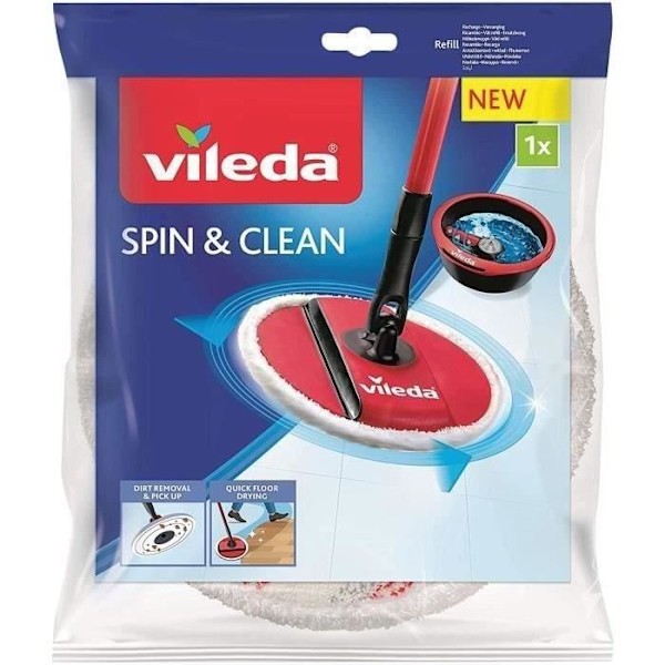 VILEDA Spin and Clean komplet refill til gulvvasker