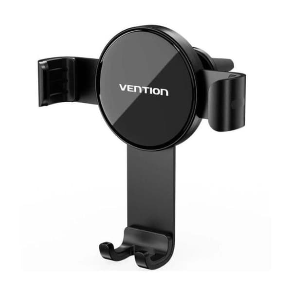 Telefonholder til bil - VENTION - KCGB0 - Sort - ABS+Silicone - Automatisk fastgørelse Sort