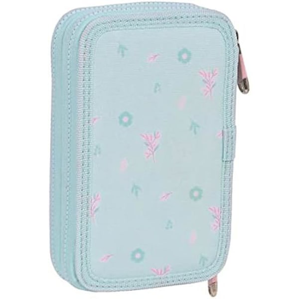 Dobbelt penalhus - MOOS - Moos Garden - Turkis - 12,5 x 19,5 x 4 cm - 28 stk. Turkos