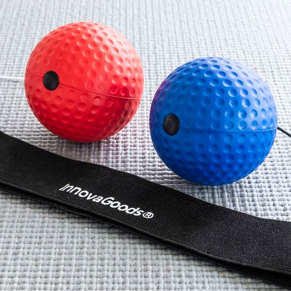 Træningsbolde Sæt - InnovaGoods - Refleks - Sort - Unisex - Multisport sort/rød/blå